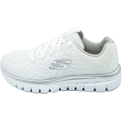 Baskets Skechers 12615-WSL pour femme - Blanc - Qualité et confort Blanc - Publicité Baskets Skechers 12615-WSL pour femme - Blanc - Qualité et confort Blanc - Publicité