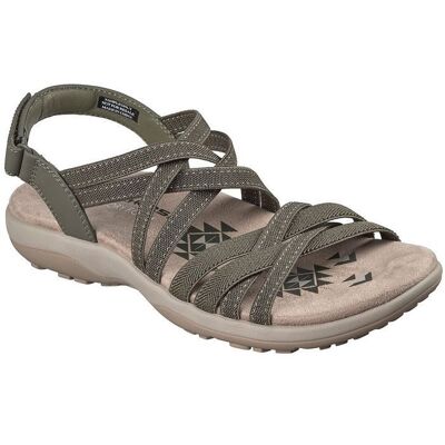 Sandales Skechers Reggae Slim - Summer Getaway Vert Femme Vert - Publicité Sandales Skechers Reggae Slim - Summer Getaway Vert Femme Vert - Publicité