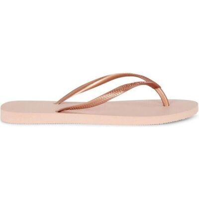 Tongs slim - HAVAIANAS - Sand Grey/Light Golden - Dessus synthétique - Confortables et résistantes Rose - Publicité Tongs slim - HAVAIANAS - Sand Grey/Light Golden - Dessus synthétique - Confortables et résistantes Rose - Publicité