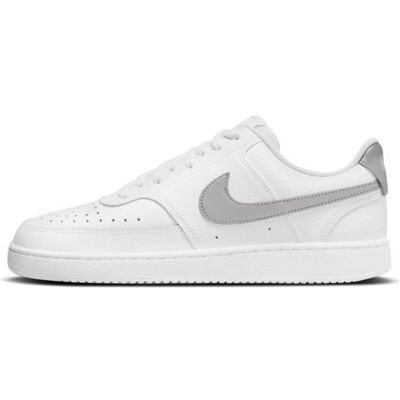 Nike Court Vision Low Cuir Blanc - Baskets de Basketball - Publicité Nike Court Vision Low Cuir Blanc - Baskets de Basketball - Publicité