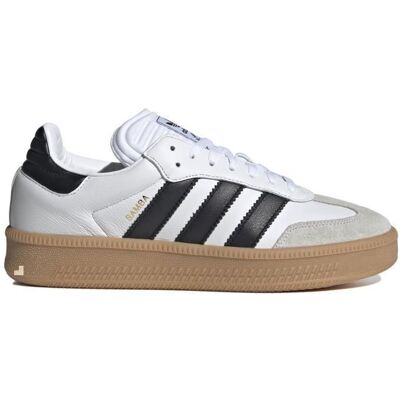 Chaussures Adidas Samba Xlg - Blanc - Lacets - Adulte - Plat - Synthétique Blanc - Publicité Chaussures Adidas Samba Xlg - Blanc - Lacets - Adulte - Plat - Synthétique Blanc - Publicité