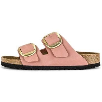 Sandale Birkenstock ARIZONA BIG BUCKLE - BIRKENSTOCK - Rose - Cuir - Femme - Basse - Boucle de serrage Rose - Publicité Sandale Birkenstock ARIZONA BIG BUCKLE - BIRKENSTOCK - Rose - Cuir - Femme - Basse - Boucle de serrage Rose - Publicité