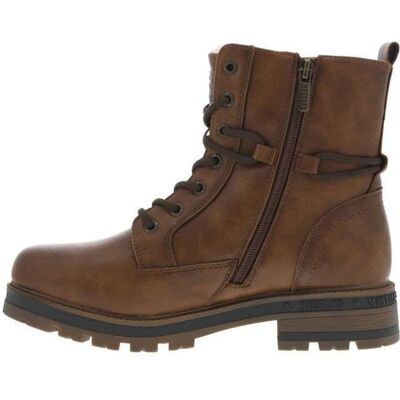 mustang Bottines talon décroché bas Marron - Publicité mustang Bottines talon décroché bas Marron - Publicité