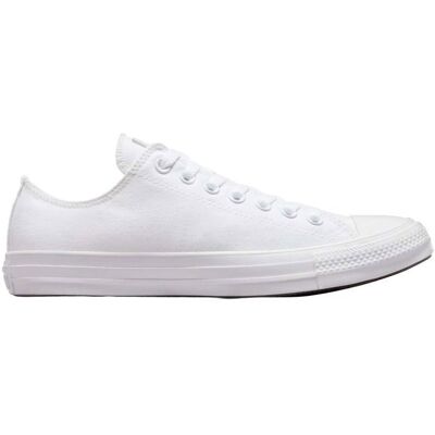 Basket Converse All Star CT Canvas Ox Monochrome - CONVERSE - Ref. 1U647 - Homme - Lacets Blanc - Publicité Basket Converse All Star CT Canvas Ox Monochrome - CONVERSE - Ref. 1U647 - Homme - Lacets Blanc - Publicité