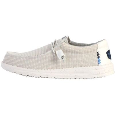 Chaussures en mesh blanc Hey Dude Wally Sport - Chaussures - Publicité Chaussures en mesh blanc Hey Dude Wally Sport - Chaussures - Publicité