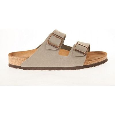 Birkenstock Sandales En Pierre Beige - Publicité Birkenstock Sandales En Pierre Beige - Publicité