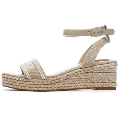 Sandales Beiges Femme Tommy Hilfiger Espad Beige - Publicité Sandales Beiges Femme Tommy Hilfiger Espad Beige - Publicité