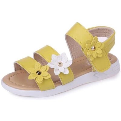 LEOCLOTHO Sandales Fille21-32 Mode Sandales Bout Ouvert Fille de Marche ÉtéChaussure de Sport Outdoor Plage Sandales Fille-Jaune Jaune - Publicité LEOCLOTHO Sandales Fille21-32 Mode Sandales Bout Ouvert Fille de Marche ÉtéChaussure de Sport Outdoor Plage Sandales Fille-Jaune Jaune - Publicité