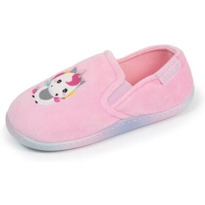 Isotoner Chaussons enfilage facile semelle antidérapante rose fille Rose - Publicité Isotoner Chaussons enfilage facile semelle antidérapante rose fille Rose - Publicité