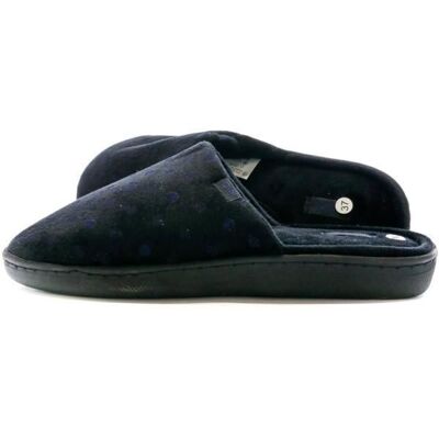 Chaussons Noir Femme Dim Uxela Bleu - Publicité Chaussons Noir Femme Dim Uxela Bleu - Publicité