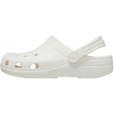 Sabots à Enfiler Crocs Classic glitter clog - Blanc brillant Blanc - Publicité Sabots à Enfiler Crocs Classic glitter clog - Blanc brillant Blanc - Publicité