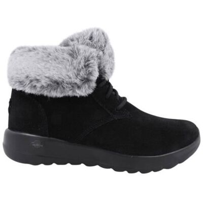 Bottines Femme - SKECHERS - ON-THE-GO JOY-PLUSH DREAMS - Cuir - Noir - Confortable Noir - Publicité Bottines Femme - SKECHERS - ON-THE-GO JOY-PLUSH DREAMS - Cuir - Noir - Confortable Noir - Publicité