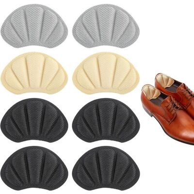 Protege Talon Chaussure Éponge Semelle Talon Antidérapant - 4 Paires - Noir Gris Beige Noir - Publicité Protege Talon Chaussure Éponge Semelle Talon Antidérapant - 4 Paires - Noir Gris Beige Noir - Publicité