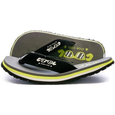 Tongs Grise et Verte Garçon Cool Shoe OS BOY Gris - Publicité Tongs Grise et Verte Garçon Cool Shoe OS BOY Gris - Publicité