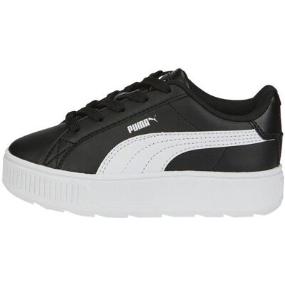 Basket Basse à Lacets Puma Karmen L PS - Puma Noir - Blanc Noir - Publicité Basket Basse à Lacets Puma Karmen L PS - Puma Noir - Blanc Noir - Publicité