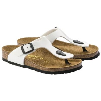 Tongs Birkenstock Gizeh Enfants Blanc - Publicité Tongs Birkenstock Gizeh Enfants Blanc - Publicité