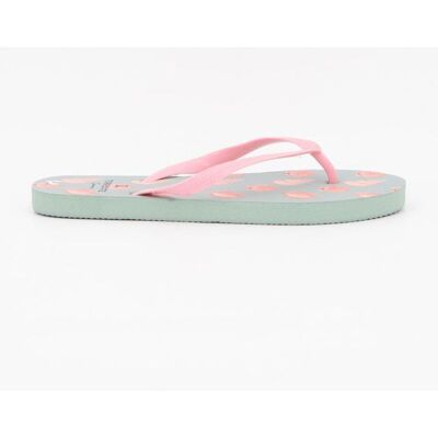 Tong imprimé coquillage Femme TORRENTE Gris - Publicité Tong imprimé coquillage Femme TORRENTE Gris - Publicité
