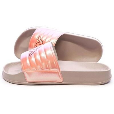 Claquettes Mauve/Rose Fille Kappa Logo Searl Rose - Publicité Claquettes Mauve/Rose Fille Kappa Logo Searl Rose - Publicité