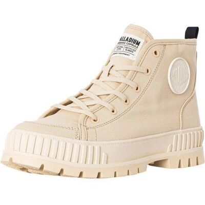 Bottines femme - Palladium - Pallashock Org 2 - Textile - Sahara - Femme Beige - Publicité Bottines femme - Palladium - Pallashock Org 2 - Textile - Sahara - Femme Beige - Publicité