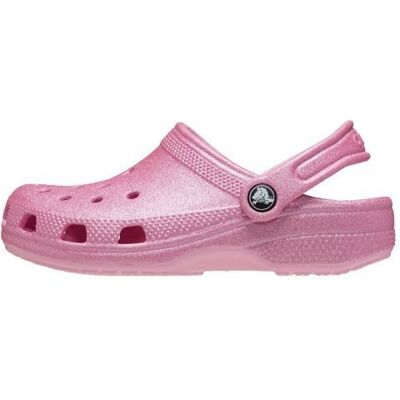 Sabot à Enfiler Crocs Classic Glitter - Rose Brillant Rose - Publicité Sabot à Enfiler Crocs Classic Glitter - Rose Brillant Rose - Publicité