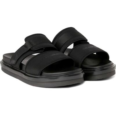 Sandales Calvin Klein Jeans YM0YM00946 0GT Noir Chaussures Homme Noir - Publicité Sandales Calvin Klein Jeans YM0YM00946 0GT Noir Chaussures Homme Noir - Publicité