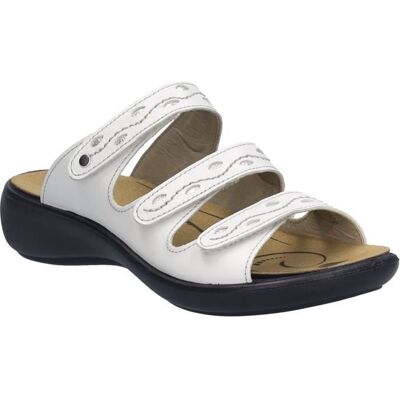 Sandales pour Femmes - JOSEF SEIBEL - Ibiza 66 - Cuir - Scratch - Blanc Blanc - Publicité Sandales pour Femmes - JOSEF SEIBEL - Ibiza 66 - Cuir - Scratch - Blanc Blanc - Publicité