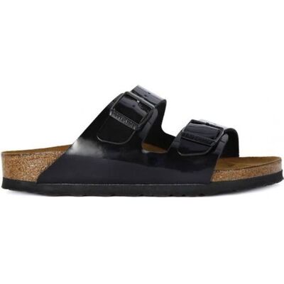 Chaussures Birkenstock Arizona Patent - Femme - Noir Noir - Publicité Chaussures Birkenstock Arizona Patent - Femme - Noir Noir - Publicité