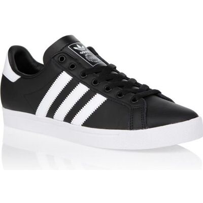 Baskets ADIDAS ORIGINALS Coast Star Homme - Cuir Noir/Blanc - 3 bandes dentelées Noir - Publicité Baskets ADIDAS ORIGINALS Coast Star Homme - Cuir Noir/Blanc - 3 bandes dentelées Noir - Publicité