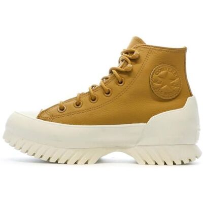 Chaussures CONVERSE 172348C Marron - Femme/Adulte - Cuir - Plat - Lacets Marron - Publicité Chaussures CONVERSE 172348C Marron - Femme/Adulte - Cuir - Plat - Lacets Marron - Publicité