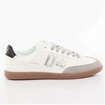 Basket Kaporal Femme O4 Tanina Blanc Synthétique Blanc - Publicité Basket Kaporal Femme O4 Tanina Blanc Synthétique Blanc - Publicité