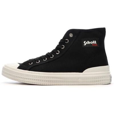 Baskets Noir Homme Schott William Noir - Publicité Baskets Noir Homme Schott William Noir - Publicité