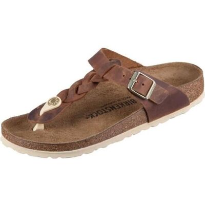 Chaussures Birkenstock Gizeh - Femme - Cuir - Marron Marron - Publicité Chaussures Birkenstock Gizeh - Femme - Cuir - Marron Marron - Publicité