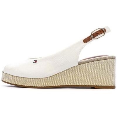 Sandales Blanches Femme Tommy Hilfiger Flag Blanc - Publicité Sandales Blanches Femme Tommy Hilfiger Flag Blanc - Publicité