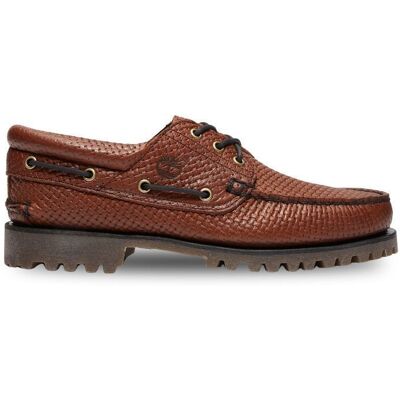 Timberland Authentic 3-Eye Lug Handsewn Chaussures bateau Homme - Marron - TB0A2PDQEM4 Marron - Publicité Timberland Authentic 3-Eye Lug Handsewn Chaussures bateau Homme - Marron - TB0A2PDQEM4 Marron - Publicité