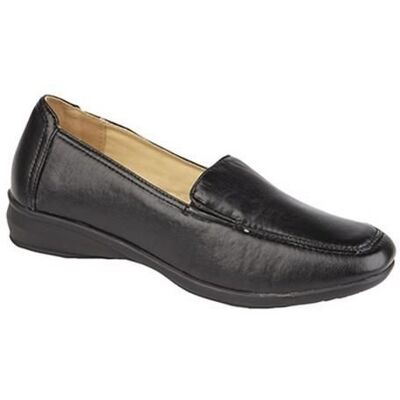 Mocassins Femme Boulevard - Noir - Goussets - Polyuréthane Noir - Publicité Mocassins Femme Boulevard - Noir - Goussets - Polyuréthane Noir - Publicité