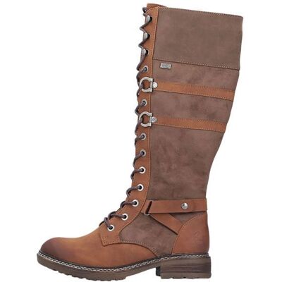 Botte Cuir Rieker Glumia - Marron Marron - Publicité Botte Cuir Rieker Glumia - Marron Marron - Publicité
