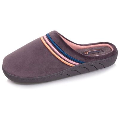 Isotoner Chaussons légers et confortables faciles à enfiler gris fille Gris - Publicité Isotoner Chaussons légers et confortables faciles à enfiler gris fille Gris - Publicité