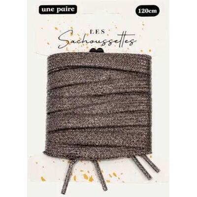 SACHOUSSETTES LACETS PAILLETTES 120 BRZ - PAILLETTE-120-BRZ____BRZ____TU - Publicité SACHOUSSETTES LACETS PAILLETTES 120 BRZ - PAILLETTE-120-BRZ____BRZ____TU - Publicité