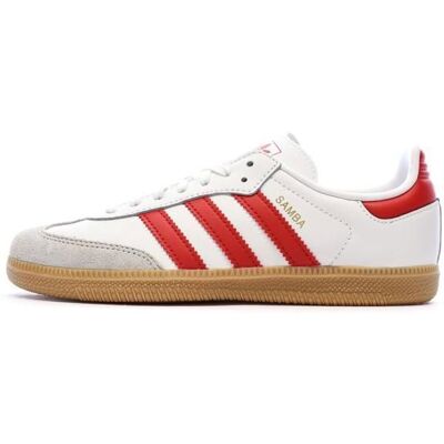 Samba Baskets Blanches/Rouge Enfant Adidas Samba Og C Rouge - Publicité Samba Baskets Blanches/Rouge Enfant Adidas Samba Og C Rouge - Publicité