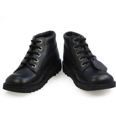 Kickers Kick Hi - IKF0000579BTW - Enfant - Noir - Mixte Noir - Publicité Kickers Kick Hi - IKF0000579BTW - Enfant - Noir - Mixte Noir - Publicité