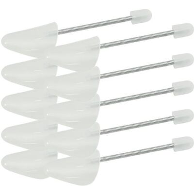 VIDAXL Embauchoirs - Noname - EU 38-44 - Plastique - 5 Paires - Mixte Blanc - Publicité VIDAXL Embauchoirs - Noname - EU 38-44 - Plastique - 5 Paires - Mixte Blanc - Publicité