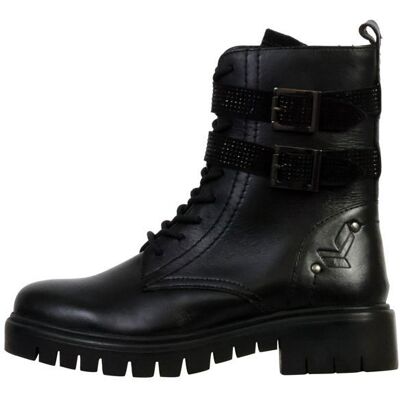 Bottines Cuir Kaporal Aimie - Noir Noir - Publicité Bottines Cuir Kaporal Aimie - Noir Noir - Publicité