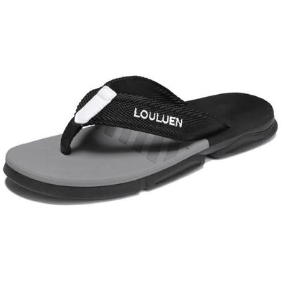 INSFITY Tongs Homme - Chaussures de Plage Plates légères pour Piscine Calanque Mer Eté - Gris Gris - Publicité INSFITY Tongs Homme - Chaussures de Plage Plates légères pour Piscine Calanque Mer Eté - Gris Gris - Publicité