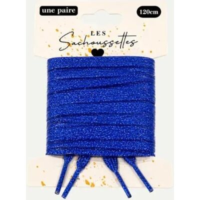 SACHOUSSETTES LACETS PAILLETTES 120 BLEU - PAILLETTE-120-BLEU____BLEU____TU - Publicité SACHOUSSETTES LACETS PAILLETTES 120 BLEU - PAILLETTE-120-BLEU____BLEU____TU - Publicité