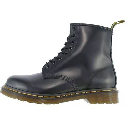 Botte Dr Martens - BLACK SMOOTH - 1460-11822006 - Zip - Mixte - Plat Noir - Publicité Botte Dr Martens - BLACK SMOOTH - 1460-11822006 - Zip - Mixte - Plat Noir - Publicité