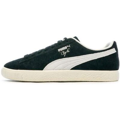 Baskets Noires Homme Puma Clyde Teasel Noir - Publicité Baskets Noires Homme Puma Clyde Teasel Noir - Publicité