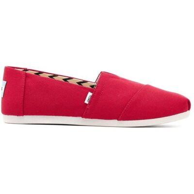 Chaussures Homme - Toms - Red Recycled CO Canvas M 10017665 43 - Rouge - Textile Rouge - Publicité Chaussures Homme - Toms - Red Recycled CO Canvas M 10017665 43 - Rouge - Textile Rouge - Publicité