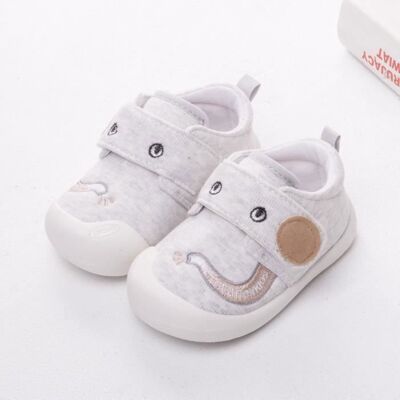 INSFITY Chaussures premiers pas bébé fille garçon antidérapage - Gris - BébéMixte Gris - Publicité INSFITY Chaussures premiers pas bébé fille garçon antidérapage - Gris - BébéMixte Gris - Publicité