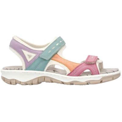 Sandales Rieker 68866 Blanc - Publicité Sandales Rieker 68866 Blanc - Publicité