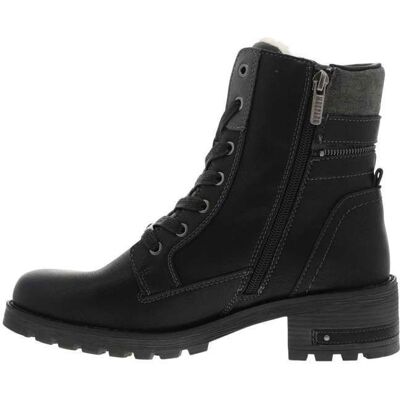 mustang Bottines talon décroché moyen Noir - Publicité mustang Bottines talon décroché moyen Noir - Publicité
